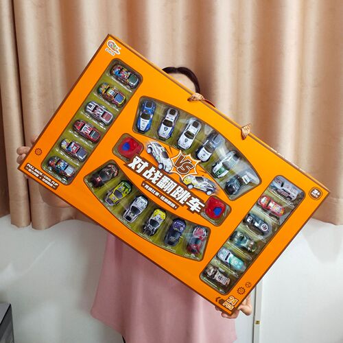 Alloy metal car model 50 different models battle jump car toy racing model high-end gift box