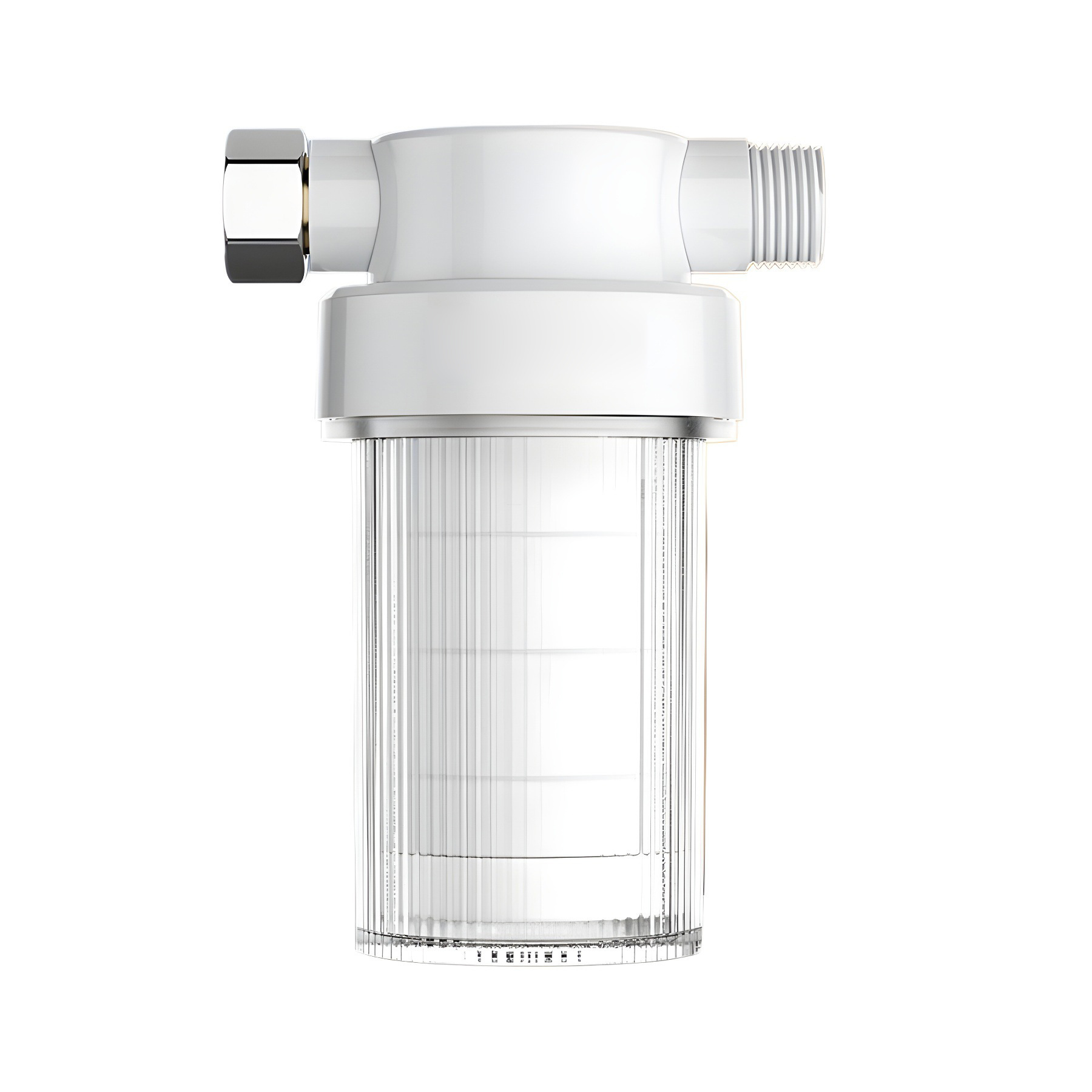Pre-filtro calentador de agua doméstico ducha purificador de agua PP algodón agua del grifo descloro carbón activado comercio electrónico cruzado