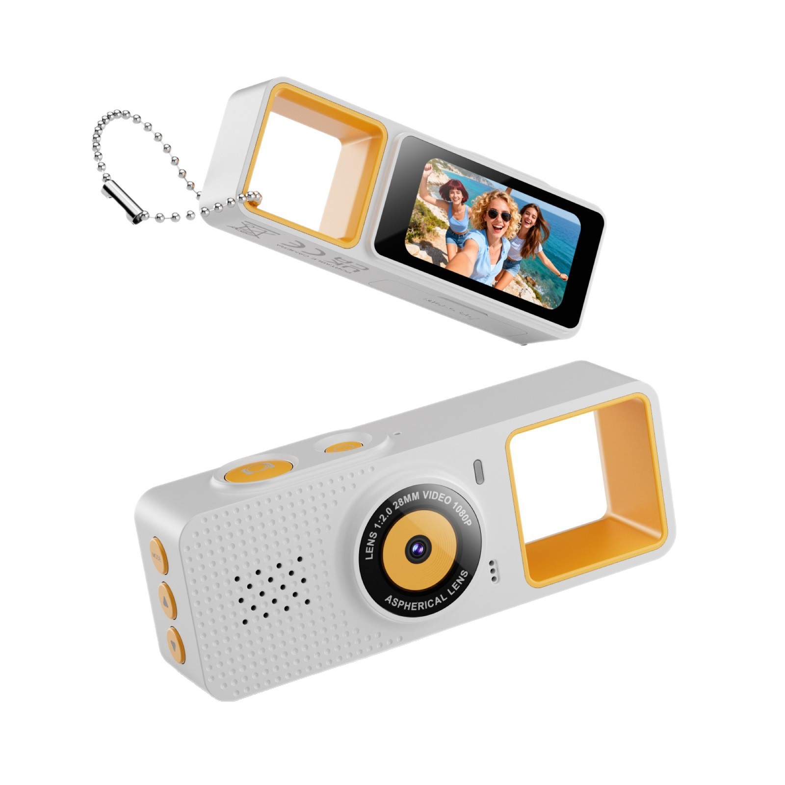 Mini Cámara de Pulgar Deportiva para Niños G22 de ABS con Video y Filtros