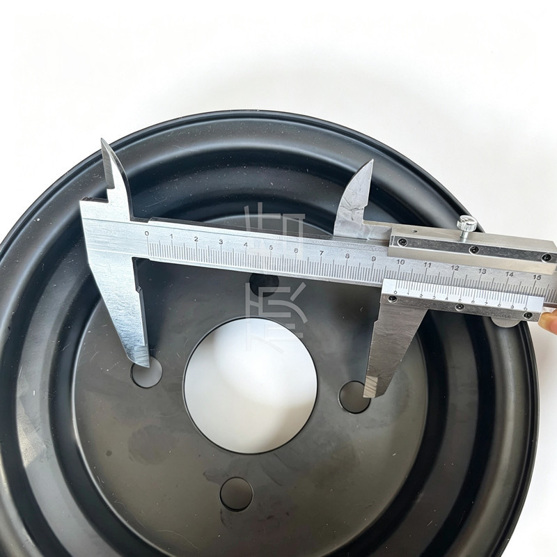 DIY four-wheel steel tube go-kart accessories, modified tricycle beach bike 8inch iron wheel hub rim hole spacing 100MM