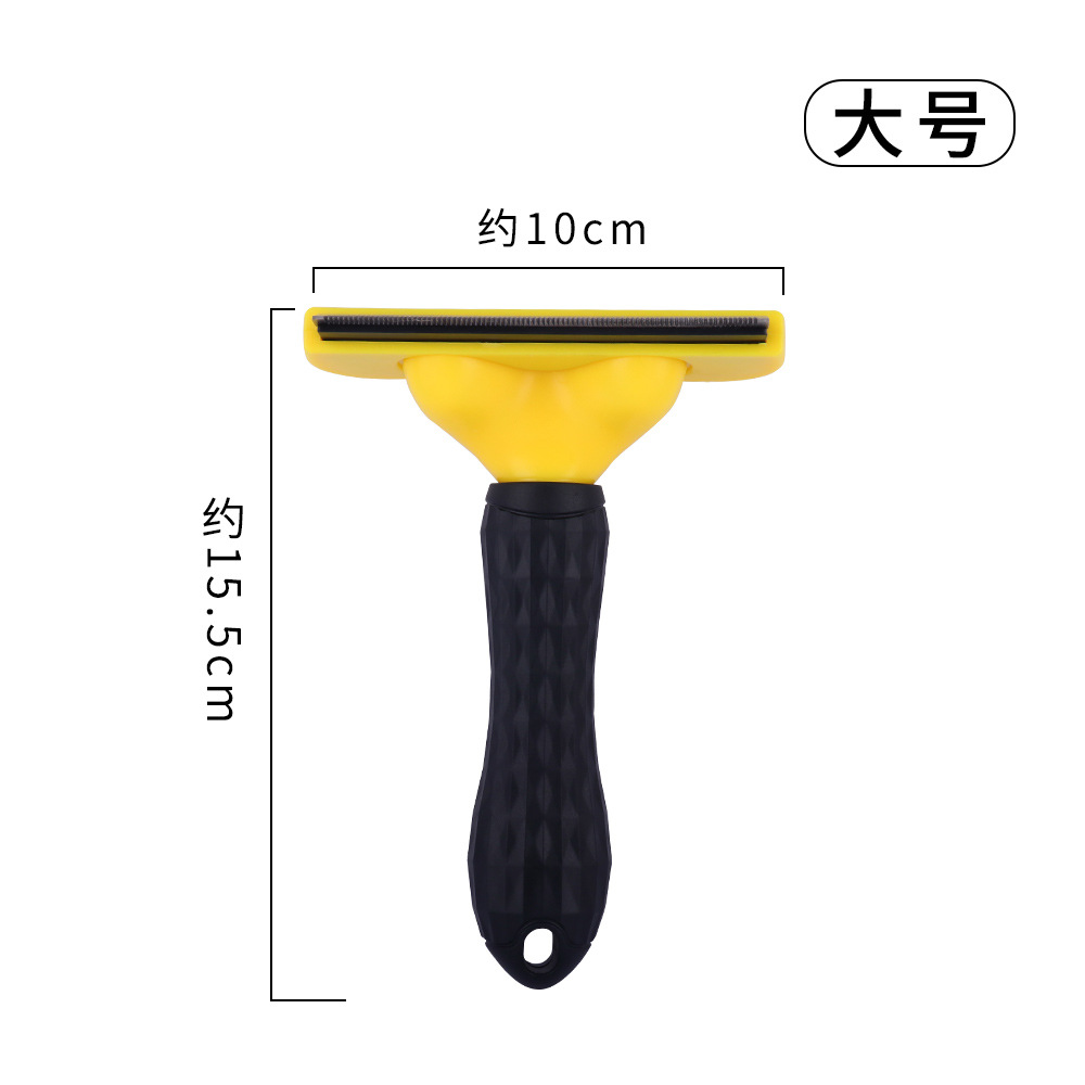 Suministros para mascotas Amazon nuevo acero inoxidable PET depilación peine flotante pelo eliminación gato y perro peine gato peine