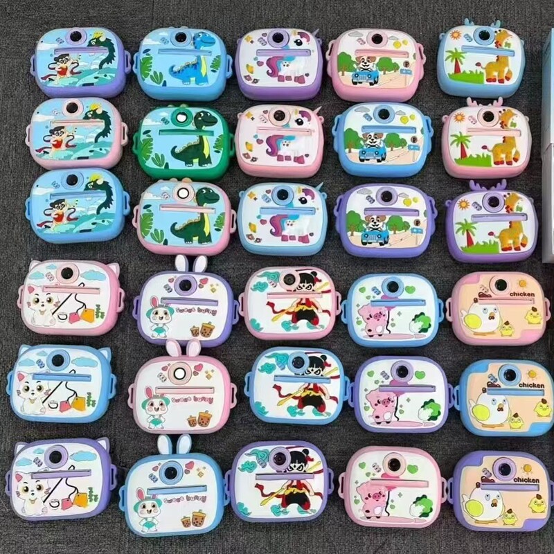 Hot Selling Cute Cartoon Polaroid Camera Children's Digital Cute Cartoon Photo Dual Camera High Definition Printing Camera