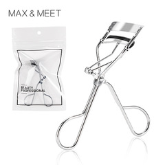 Max & Meet Natural Curling Eyelash Curler, just one squeeze for 45-degree wide-angle curled lashes, portable eyelash curler.