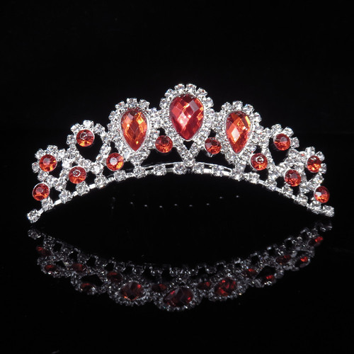 New style wedding hair accessories, rhinestone crown ornaments, colorful hair combs, comb ornaments factory wholesale direct supply 