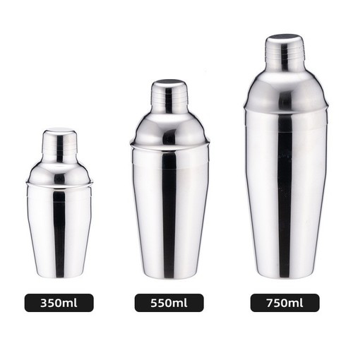 Cross-border new 550ml stainless steel cocktail cup hotel bar counter cocktail shaker KTV shaker cup cocktail mixer