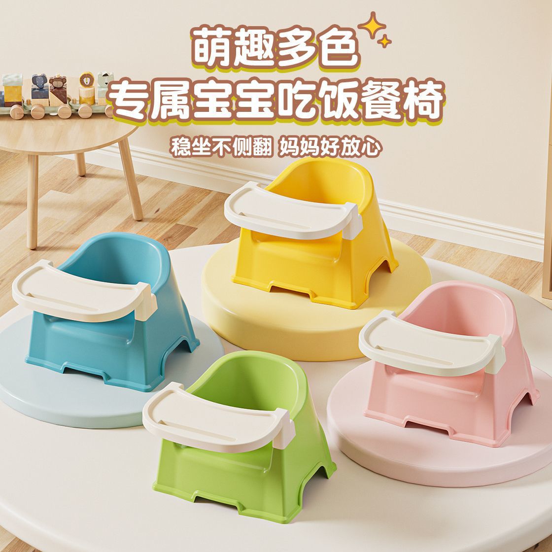 Baby Dining Chair, Infant and Toddler Dining Table and Chairs, Home Eating and Learning Chair, Backrest Chair, Convenient Outdoor Picnic Chair