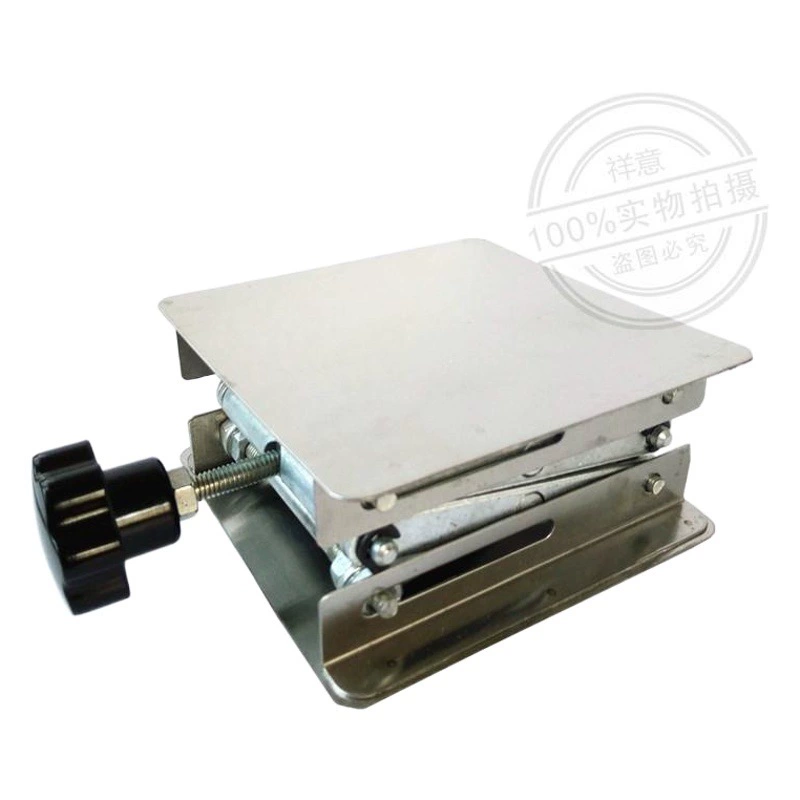 Различные модели регулируемого стола из нержавеющей стали, лабораторный регулируемый стол с ручным управлением 100*100*150 мм