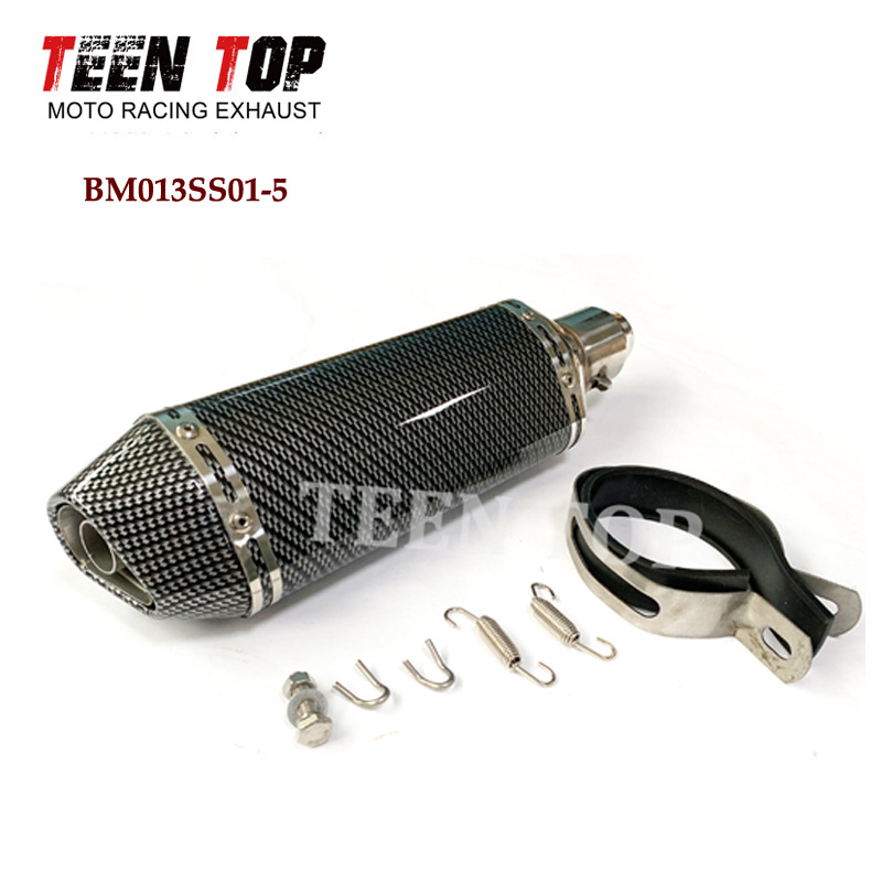 Suitable for Motorcycle Modification, the Scorpion Small Hexagonal Exhaust Pipe Is Suitable for Suzuki, Chunfeng, and Universal Exhaust Pipes