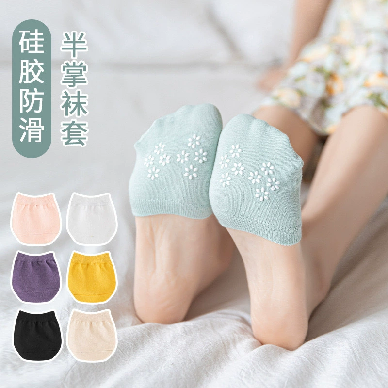 Леди Летние тонкие полусотые носки