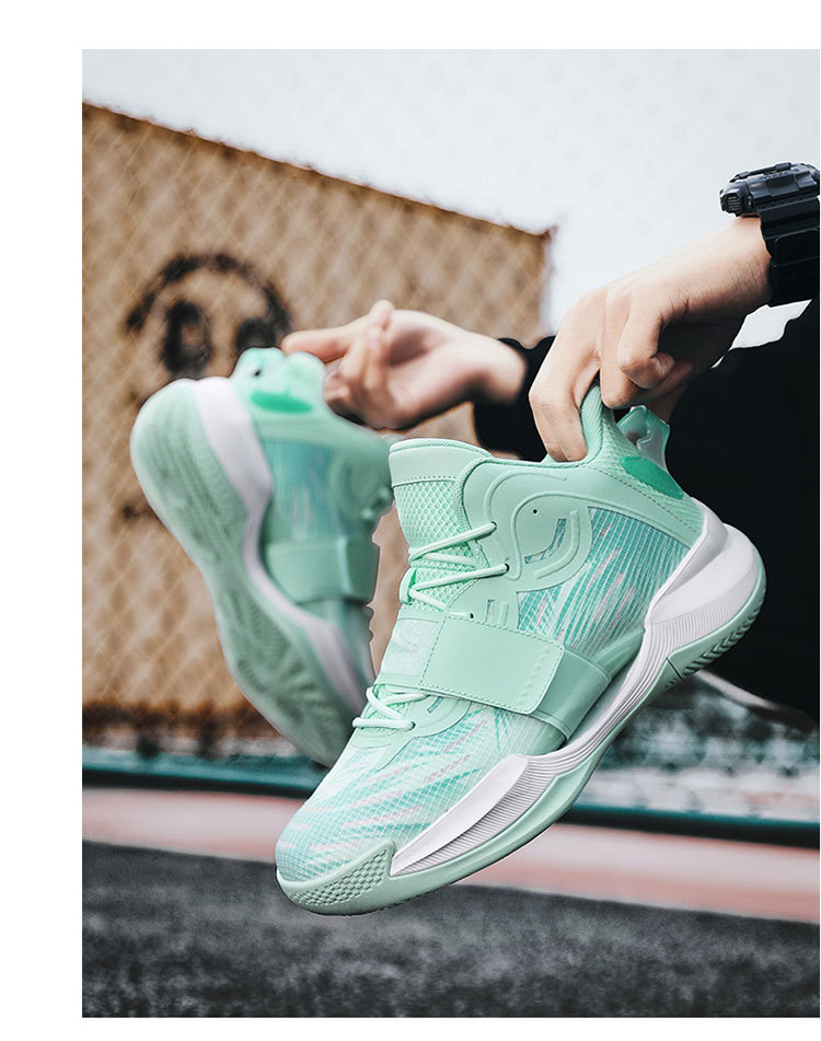 Plusk wody 4. generacji koszykówka Night Glow poduszka powietrzna 8 letnie buty sportowe męskie i damskie pocieranie_voghion.com