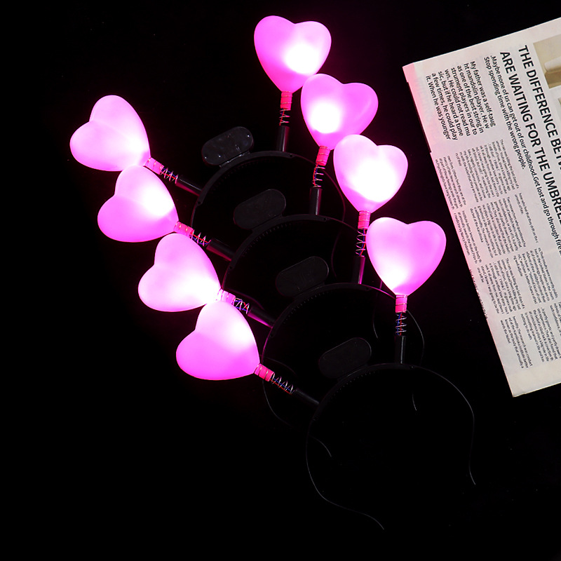 Diadema de corazón rosa