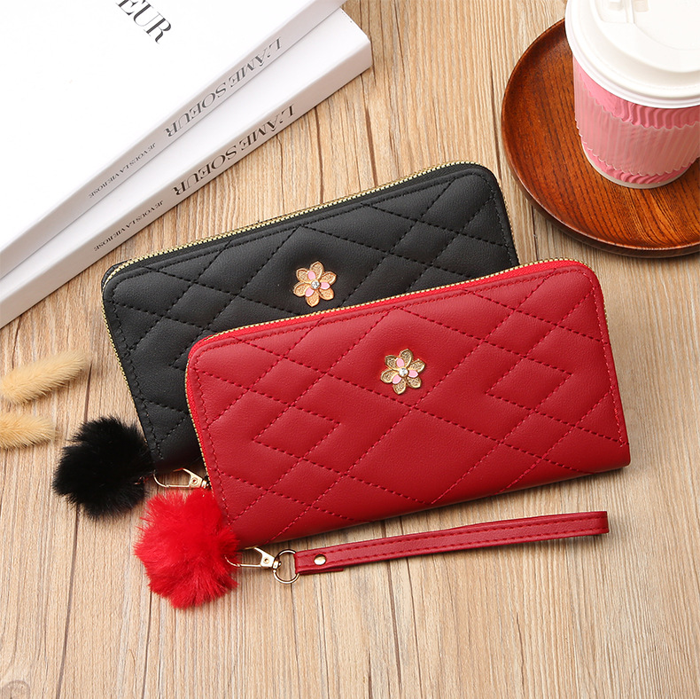 Sac à cartes Portable Simple et Long pour femmes, grande capacité, zéro portefeuille, étui Mobile adapté, nouvelle collection 2023_voghion.com