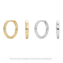 跨境热销s925纯银镶钻耳环冷淡风小众设计感简约时尚休闲百搭耳饰