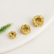 18K����ɫ���廨����鳵��DIY˫����껨����������ת����