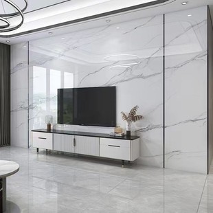 Imitation Marble Bamboo Wood Fiber Integrated Wall Panel Buckle Tv Background Wall Renovation Quick-Install Panel Sofa Wall Panel