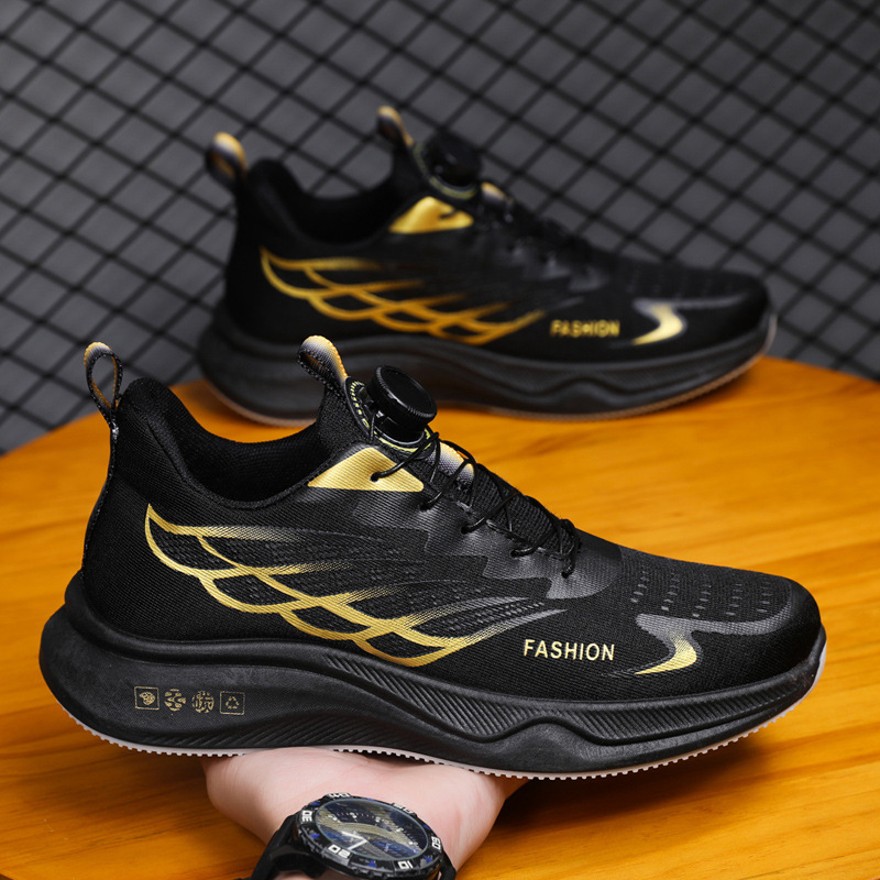 Zapatos de hombre de verano nuevos zapatos de deporte casuales transpirables botones de moda moda universal zapatos de correr de estudiantes ligeros
