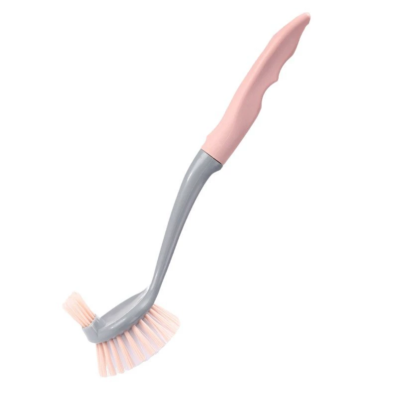 28cm Multifunctional Kitchen Pot Scrub Brush for Dish Cleaning, Soft Bristles, 5 Color Options