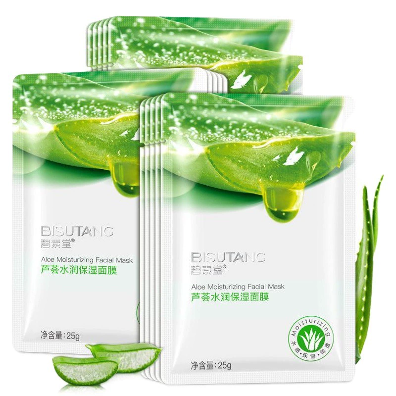 Bisutang алоэ увлажняющая маска кусок пакет увлажняющая маска Tencel оптом liulu Link