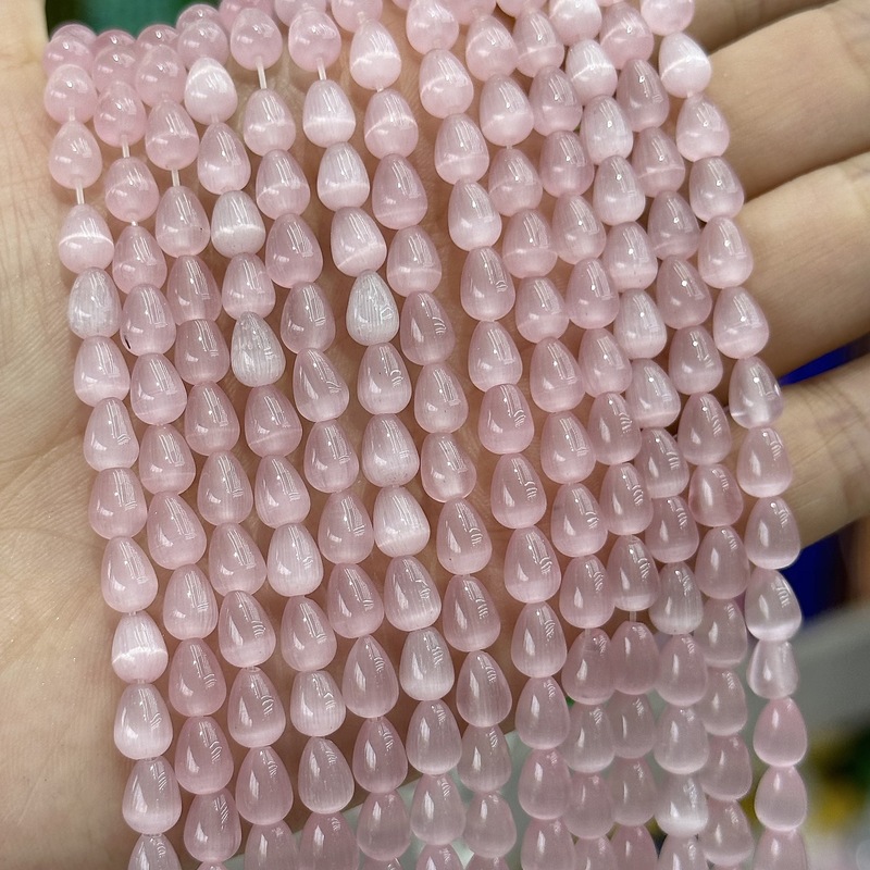 厂价直销 水滴型猫眼石散珠 diy古风发簪头饰珠串饰品配件半成品|undefined