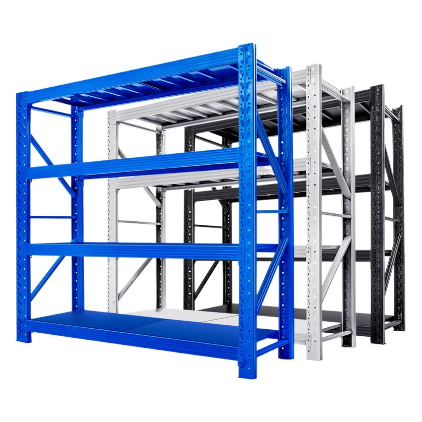 Складские стеллажи, многоярусные стеллажи для хранения, утолщенные стеллажи для легкого и среднего груза, стеллажи для тяжелых экспресс-грузов, с возможностью индивидуальной настройки