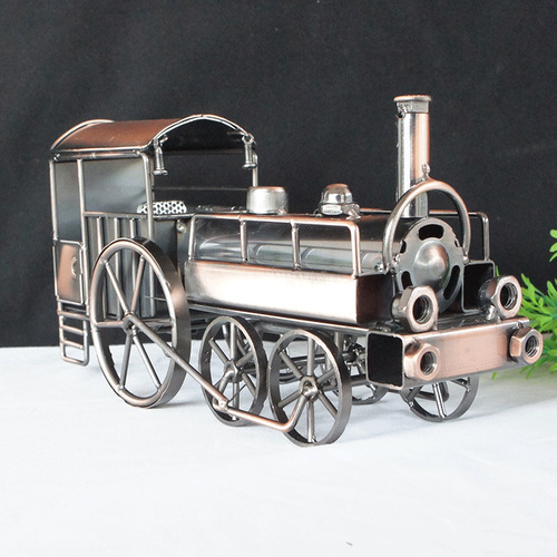 Manufacturer metal plating classic car car tank locomotive model creative iron art car model young man likes
