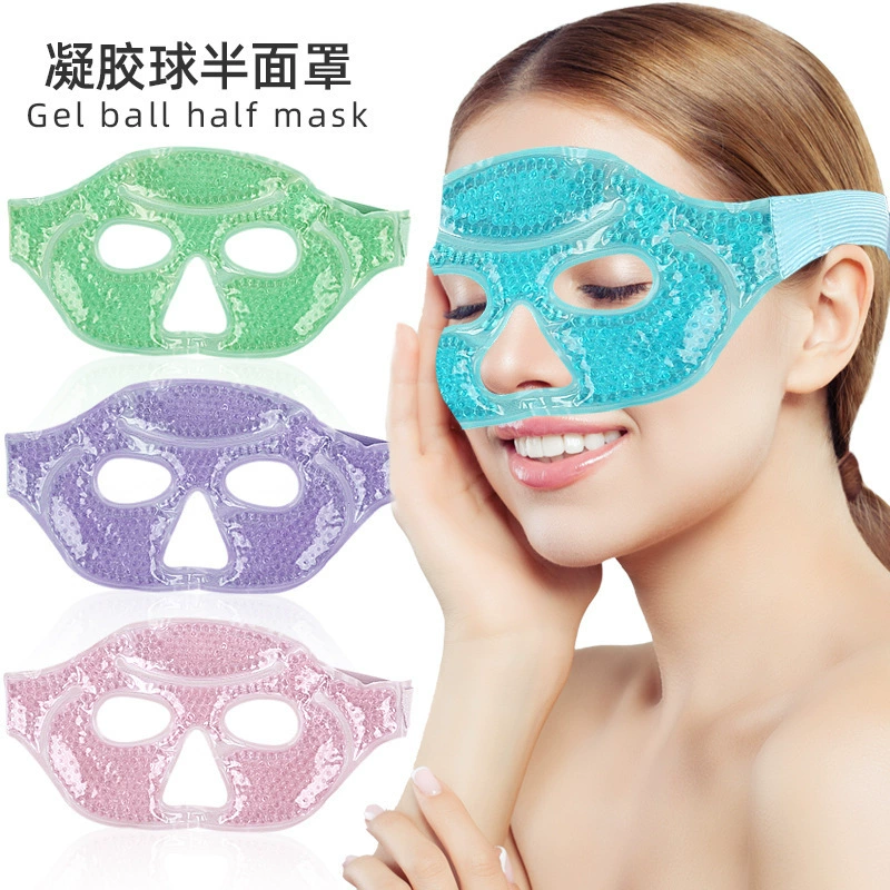 Холодный и горячий компресс гель полумаска ПВХ плюшевые красоты послеоперационного восстановления горячий и холодный лед компресс мешок охлаждающая маска для глаз