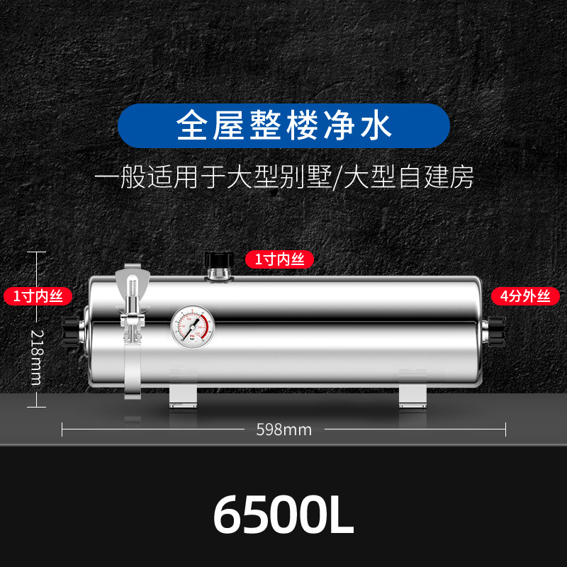 Purificador de agua de acero inoxidable, ultrafiltración de toda la casa, filtro central desmontable 2000L40006000L purificador de agua