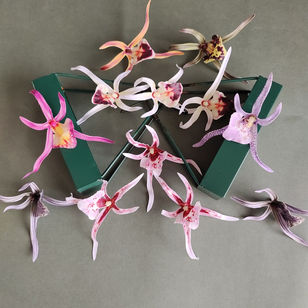 Simulated Feel Spider Orchid Hair Accessories Grabber Hairpin High-End Photo Holiday Style Wedding Souvenir Decoration