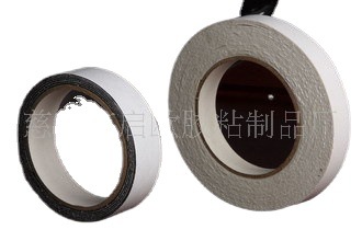 供应90U棉纸基材黑色油胶 0.1MM厚度 粘性强分切平整