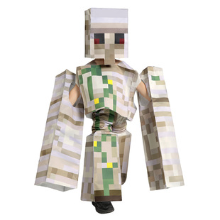 [Minecraft New Products] Halloween Costumes Children's Cos Costumes Iron Golem Game Minecraft Performance Costumes