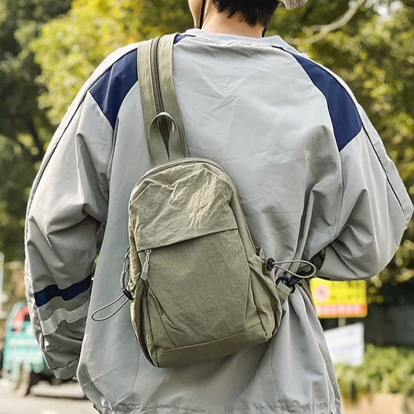 Chest Bag for Men and Women, Multi-Functional Casual Crossbody Bag, Versatile Dual-Use Shoulder Bag, Fashionable and Lightweight Commuter Chest Bag for Men