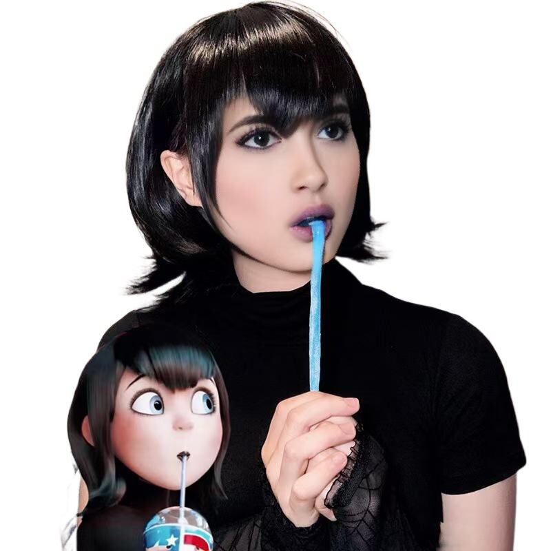 Mephis cos Wig Elf Hotel May God/Xiaomei/Mephi/Mavis Hair Animation Wig Universal Mephis cos Wig Elf Hotel May God/Xiaomei/Mephi/Mavis Hair Animation Wig Universal
