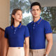 Polo shirt custom lapel work clothes cultural enterprise short sleeve cotton t-shirt advertising logo printing embroidery wholesale