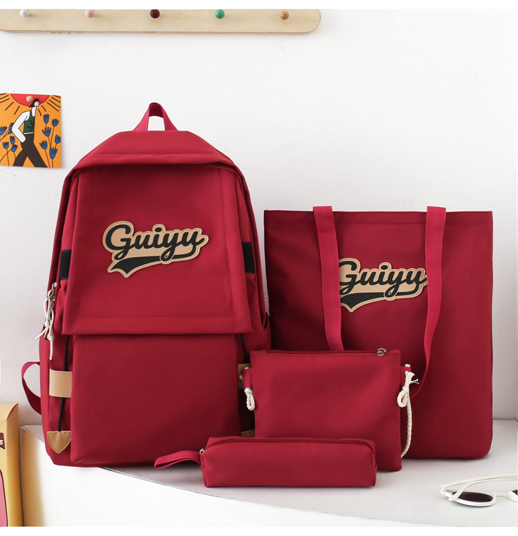 Zaini per bambini Zaino di grande capacità per studenti delle scuole medie Zaino di nicchia per studenti delle scuole superiori Zaino per ragazze della foresta_voghion.com