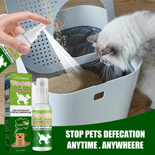 Yegbong Pet Potty Training Aid, Pet Litter Box Attractant, Urine and Defecation Location Trainer