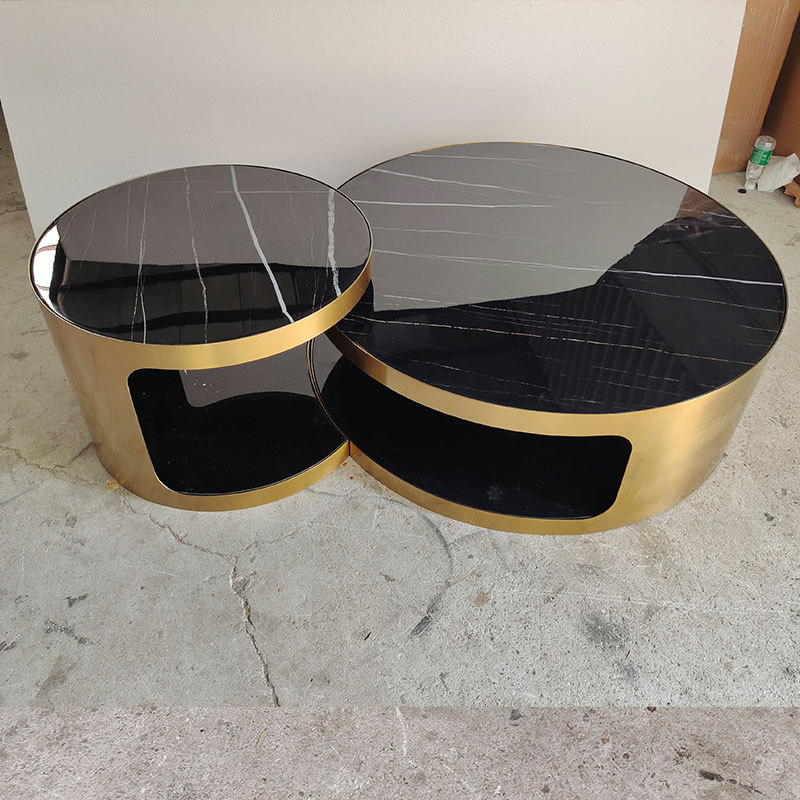 더블 레이어 [하부 유리 + 상부 대리석]]