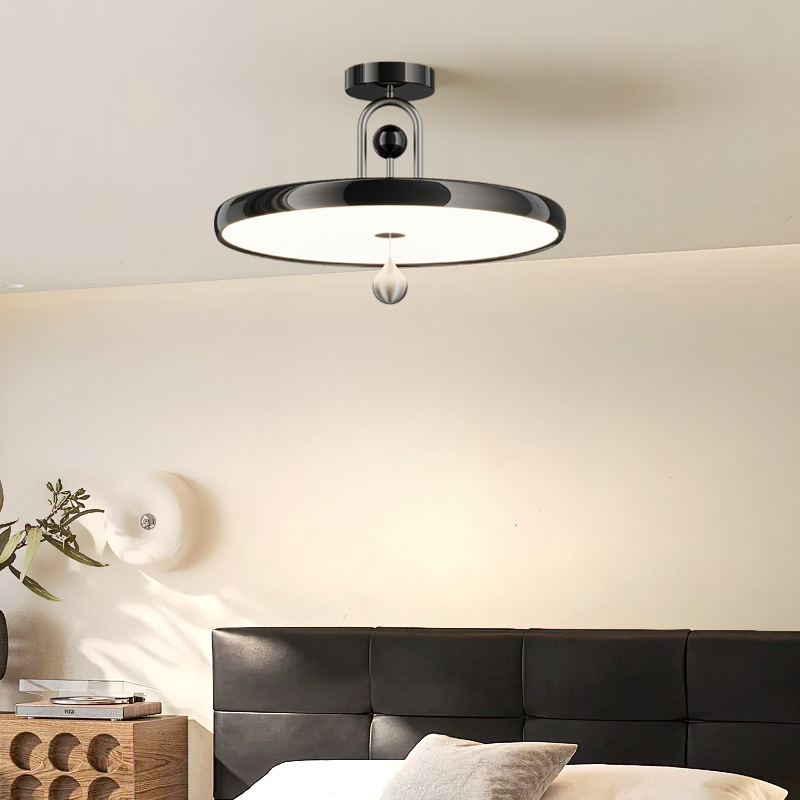 2025 nueva lámpara de techo de dormitorio de estilo antiguo francés retro dormitorio principal lámpara de sala de estudio lámpara de protección ocular de espectro completo