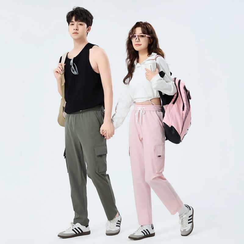 Spring New Couple Cargo Pants Long Pants Men's Outdoor Waterproof Fabric Hiking Pants Men's Mountaineering Pants Classic in Stock