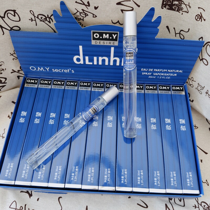 外贸跨境爆款细管小样男女士香水试管花果香调perfumes便携装35ml|undefined
