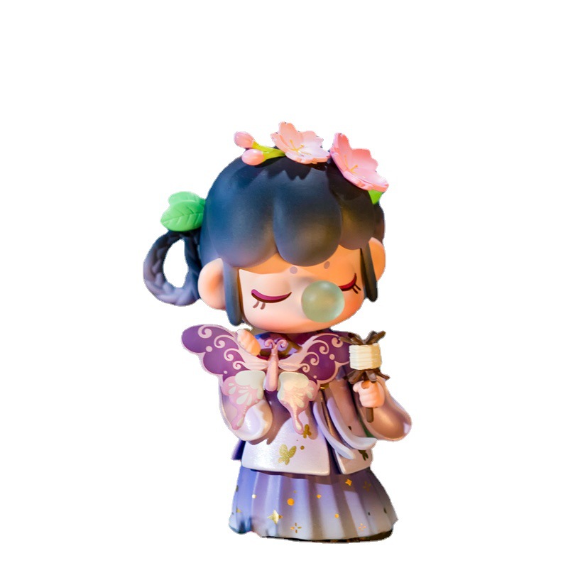 Ruolai caja ciega noci 24 términos solares primavera y verano larga serie estilo chino ciego mano juguete regalo