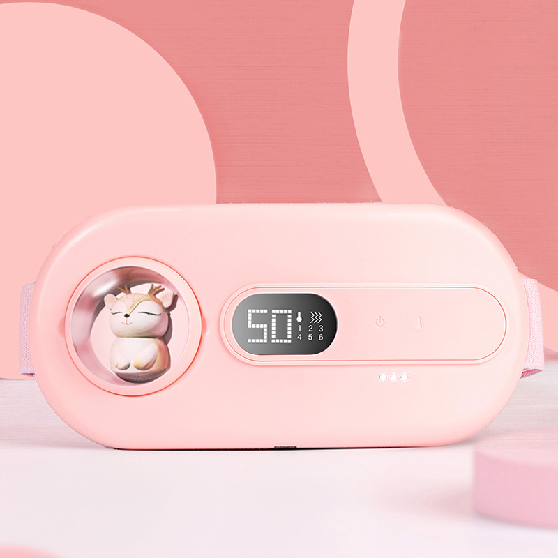 Cálido cinturón Palacio niñas Tía Grande del dolor del bebé caliente período menstrual dolor de vientre calefacción masaje calefacción ayuda de la cintura caliente