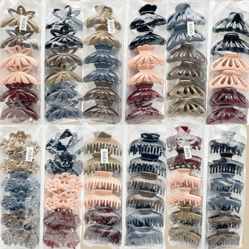 Pearl twist hair clip with plastic embellishment women's Korean side clip Korean style individually packaged pastoral two-yuan store accessories