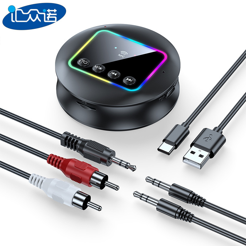 NFC Bluetooth Receiver Transmitter 2-in -1 GT77 Plug-in Car Audio Amplifier Audio Converter for TV NFC Bluetooth Receiver Transmitter 2-in -1 GT77 Plug-in Car Audio Amplifier Audio Converter for TV