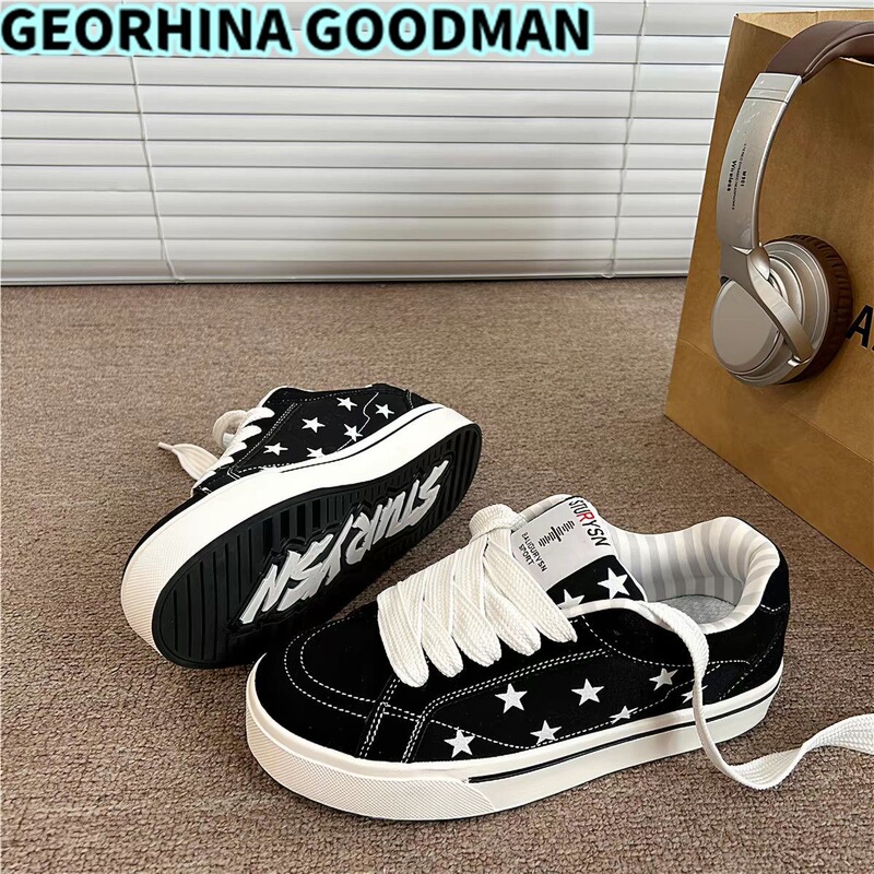 AN shoes, women's star-patterned shoes, couple's skate shoes, 2026 autumn new collection, versatile sports and casual shoes, trendy on Instagram