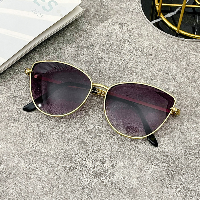 Sunglasses Classification Fashion Semicircle PC UV400 Protection Cat Eye Full Frame Women's Sunglasses