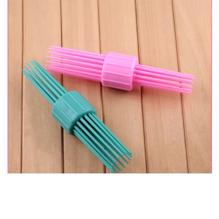 Peine para Teñido de Cabello — Herramienta de Peluquería de Plástico para Peinado y Rizado