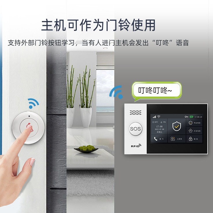PGST 国境を越えた Tuya WiFi 警報ホストスマート Tuya4G デュアルネットワークリモート盗難防止セキュリティ警報|undefined