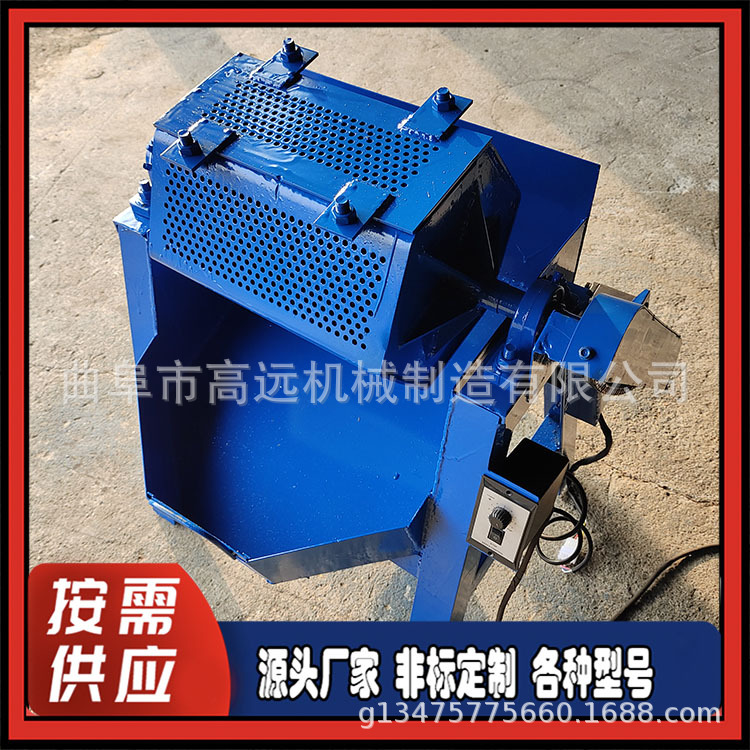 工件打磨翻新干磨机 铁链铁件处理六角滚筒抛光机 五金零件除锈机