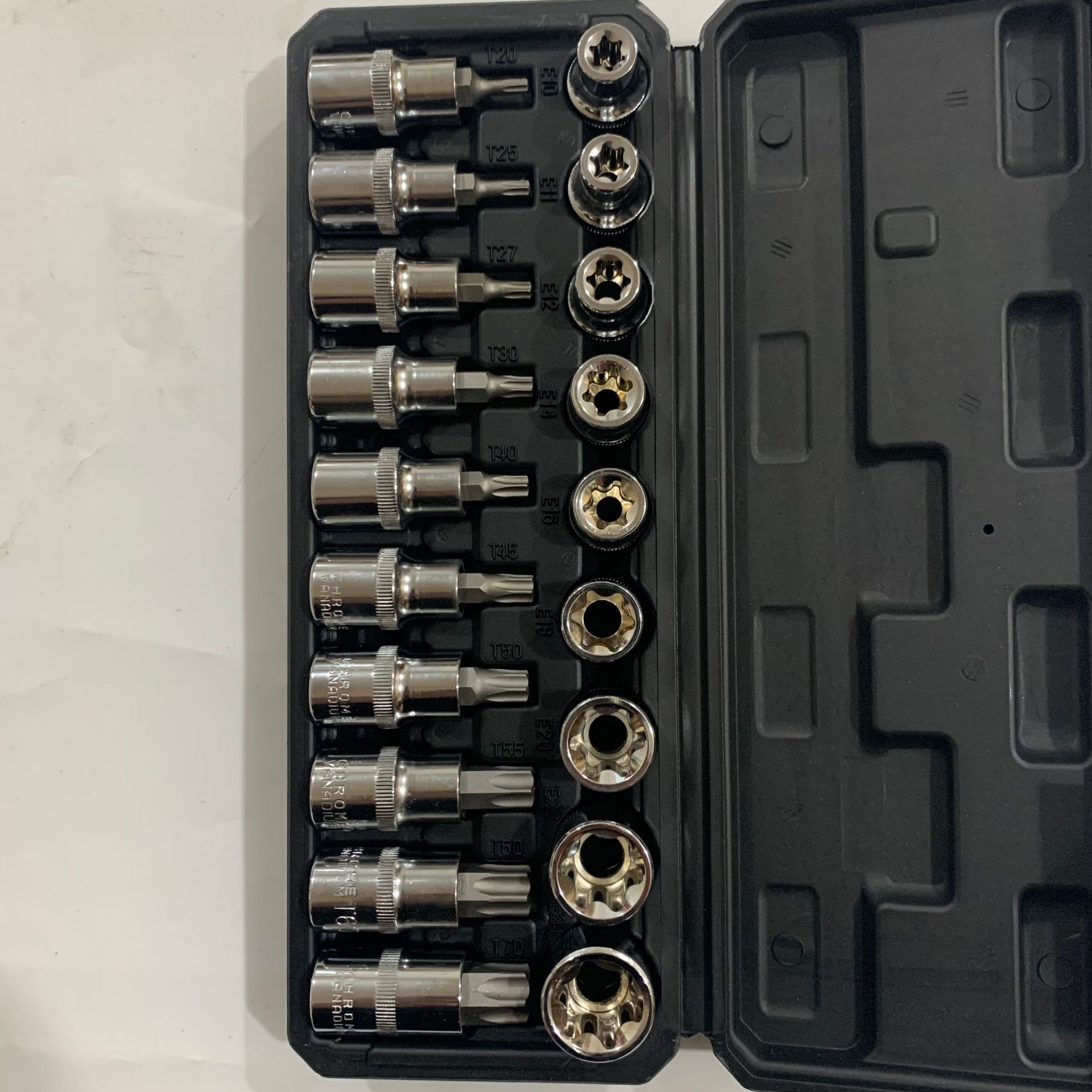 E型花六角套筒 花型星型1/2大快速1/4小棘轮扳手套筒头组合套装