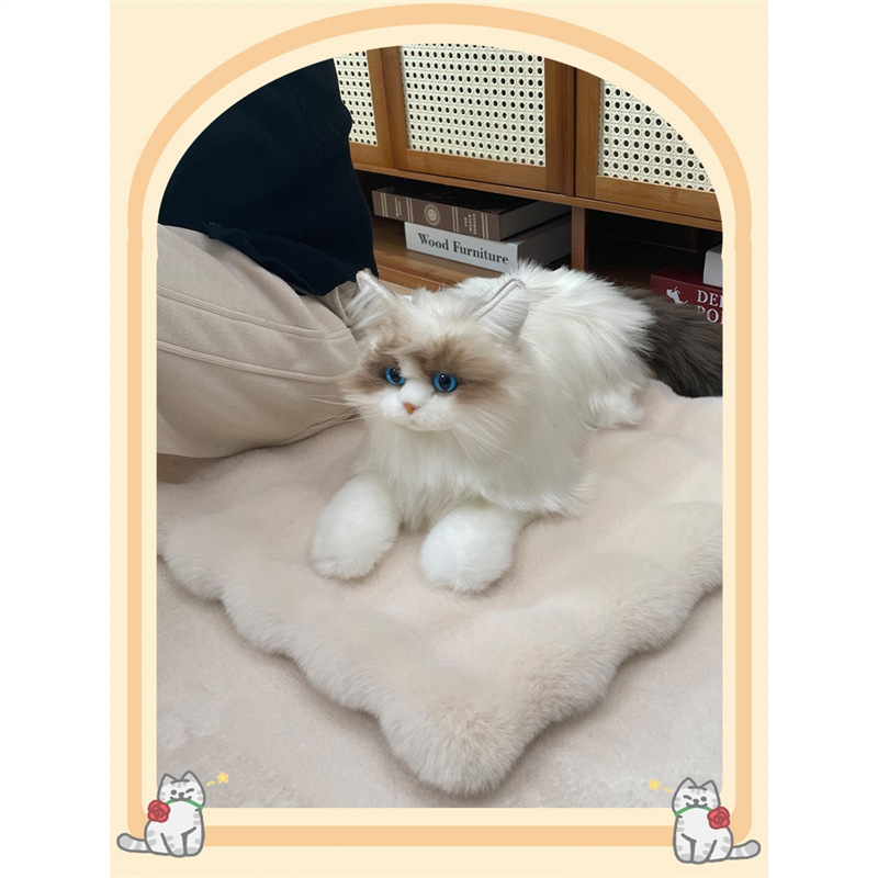猫咪睡觉垫猫窝垫子兔毛绒圆形狗窝搭配毯子秋冬保暖坐垫宠物用品|undefined